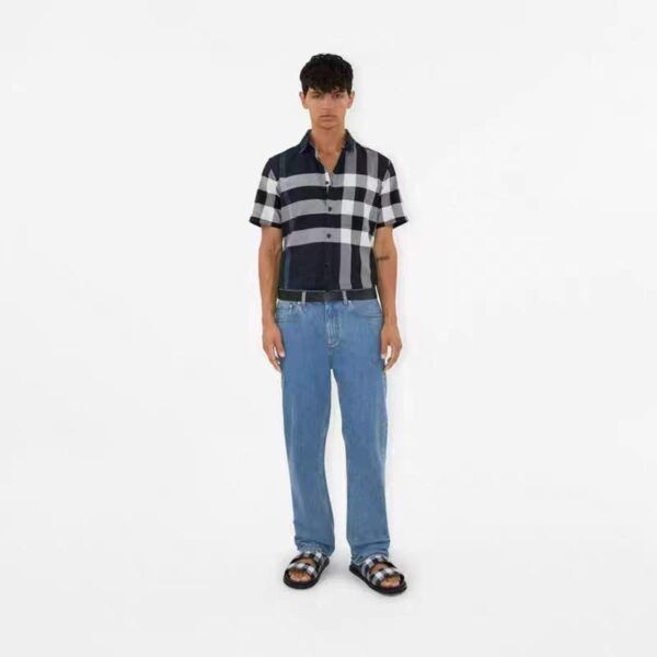 BURBERRY CAMICIA BLU - Image 7