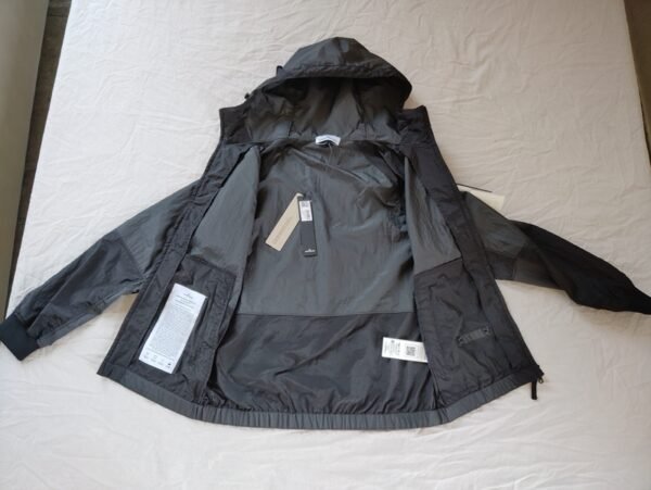 STONE ISLAND GIUBBINO 42020 NYLON METAL WATRO ANTI VENTO/PIOGGIA NERO - Image 13