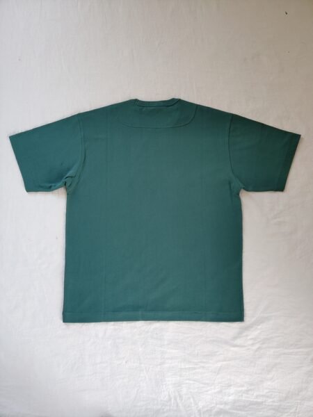STONE ISLAND T SHIRT 20444 OVERSIZE FIT RICAMATA VERDE SCURO - Image 3