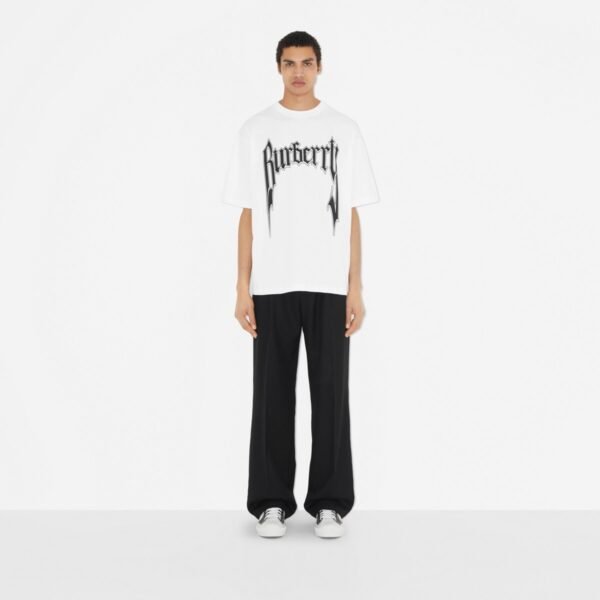 BURBERRY T SHIRT BIANCA - Image 3
