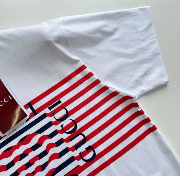 GUCCI T SHIRT BIANCA E ROSSA - Image 4