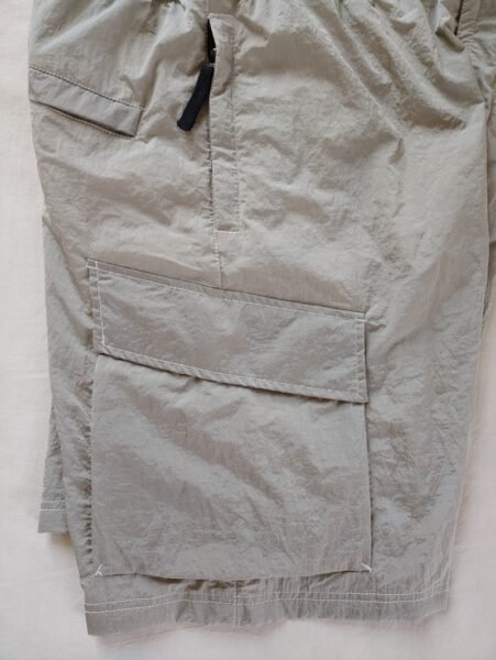 STONE ISLAND PANTALONCINO L0219 NYLON METAL GRIGIO CHIARO - Image 2