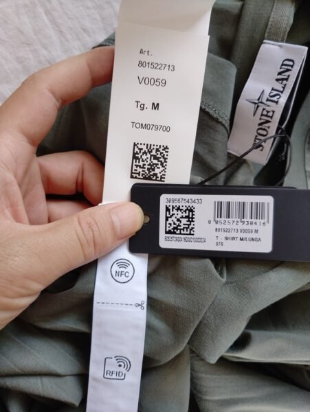 STONE ISLAND LONG SLEEVE 22713 VERDE MUSCHIO - Image 2