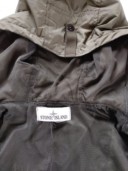 STONE ISLAND GIUBBINO 801540922 CRINKLE ANTIVENTO/ANTI PIOGGIA VERDE - Image 2