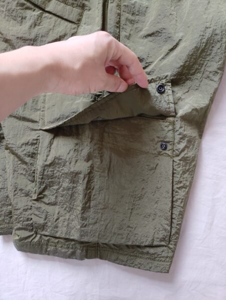 STONE ISLAND PANTALONCINO L0219 NYLON METAL VERDE - Image 3