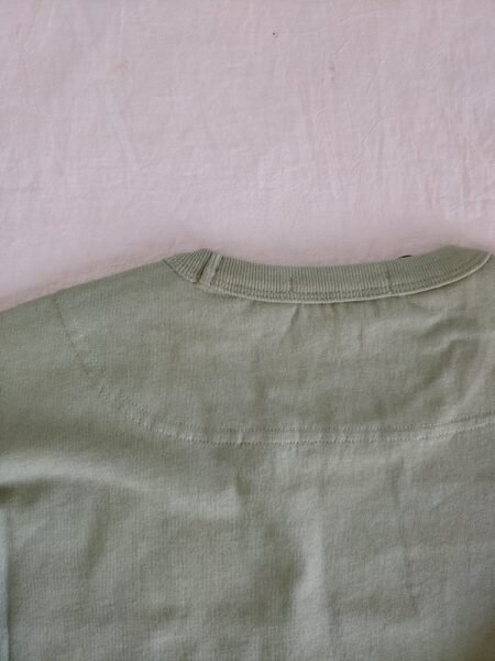 STONE ISLAND T SHIRT 20444 OVERSIZE FIT RICAMATA VERDE - Image 6