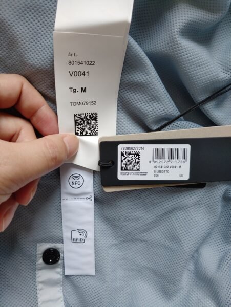 STONE ISLAND GIUBBINO 41022 CRINKLE ANTIVENTO/ANTI PIOGGIA GRIGIO - Image 5