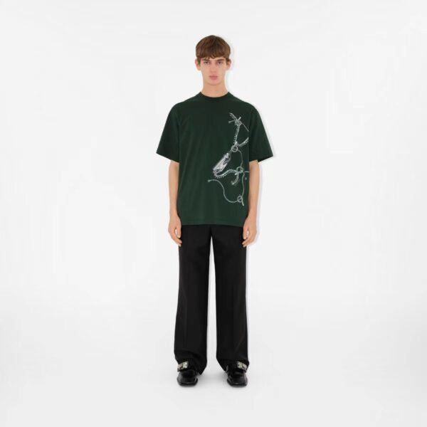 BURBERRY T SHIRT VERDE - Image 5