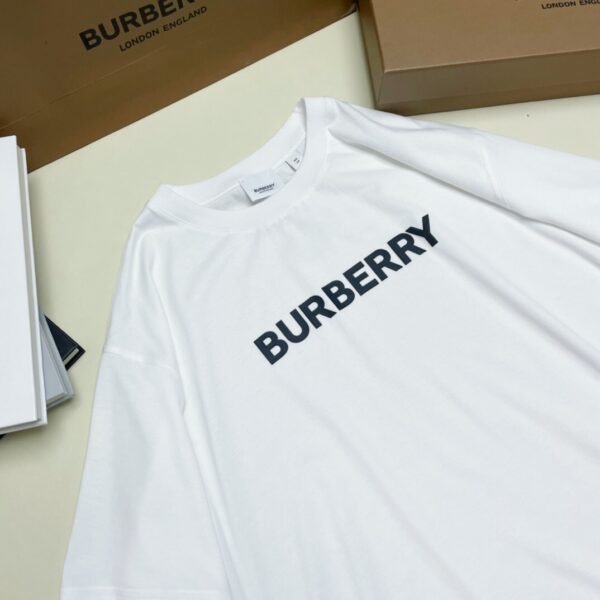 BURBERRY T SHIRT BIANCA - Image 3