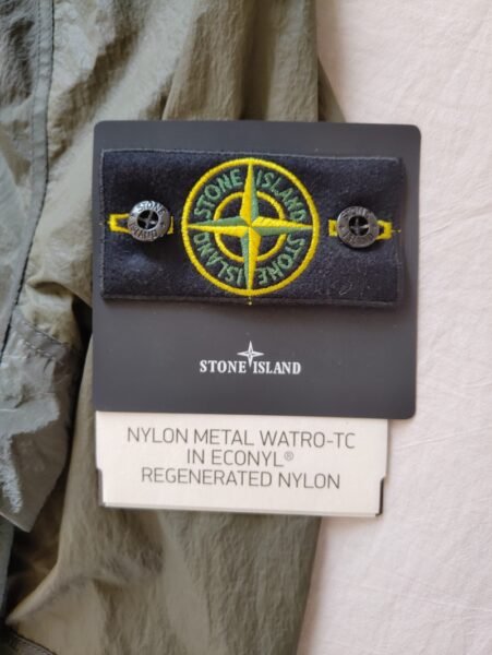 STONE ISLAND GIUBBINO 42020 NYLON METAL WATRO ANTI VENTO/PIOGGIA VERDE - Image 2