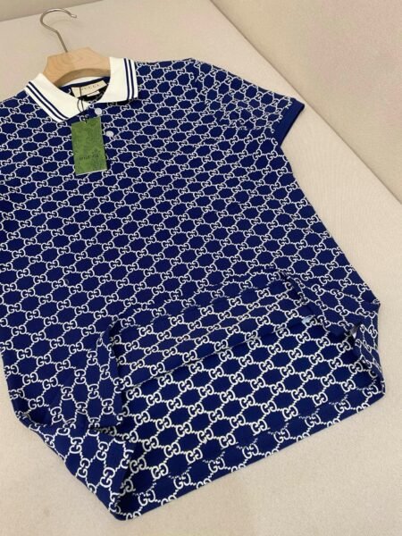 GUCCI POLO BLU E BIANCO - Image 3