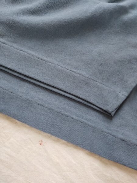 STONE ISLAND T SHIRT 20444 OVERSIZE FIT RICAMATA BLU - Image 2