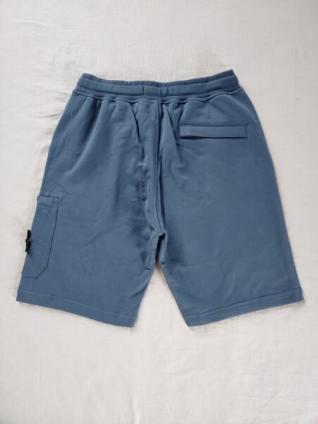 STONE ISLAND PANTALONCINO 64651 SWEAT BLU CHIARO - Image 2