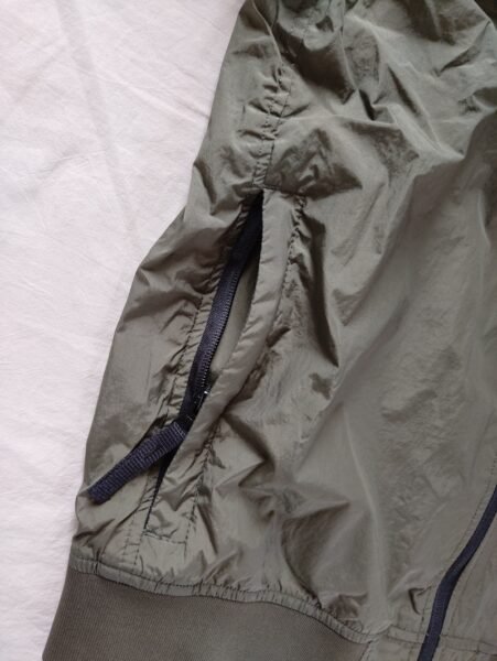 STONE ISLAND GIUBBINO 41022 CRINKLE ANTIVENTO/ANTI PIOGGIA VERDE - Image 4