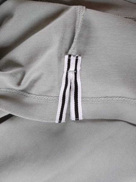 STONE ISLAND LONG SLEEVE POLO 2SL18 GRIGIO CHIARO - Image 3