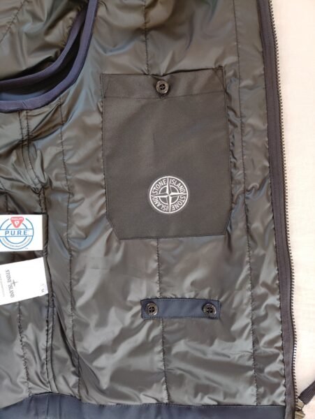STONE ISLAND SMANICATO G0327 SOFT SHELL PADDED BLU SCURO - Image 4