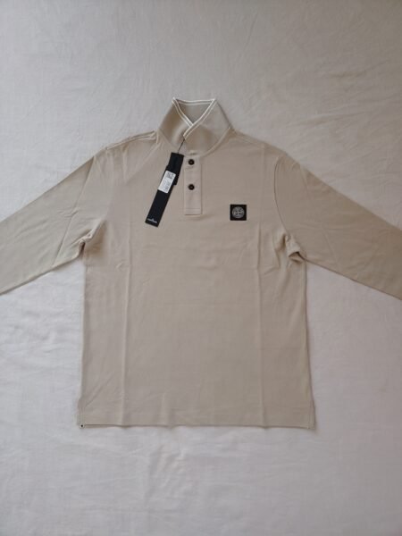 STONE ISLAND LONG SLEEVE POLO 2SL18 MARRONCINO - Image 13