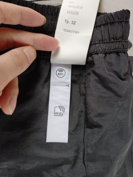 STONE ISLAND PANTALONCINO L0219 NYLON METAL NERO - Image 3