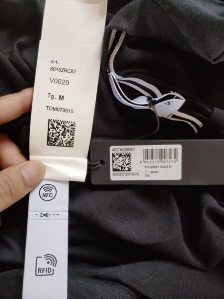 STONE ISLAND T SHIRT 2RC87 REFLECTIVE NERO - Image 2