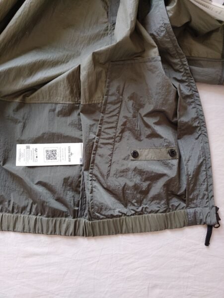 STONE ISLAND GIUBBINO 42020 NYLON METAL WATRO ANTI VENTO/PIOGGIA VERDE - Image 14