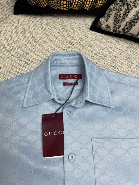 GUCCI CAMICIA CELESTE - Image 4