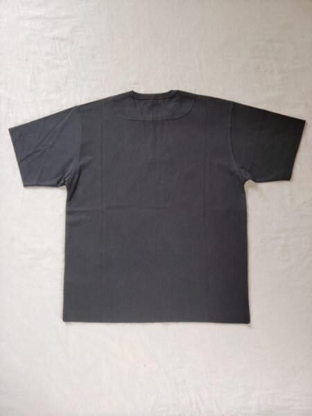 STONE ISLAND T SHIRT 20444 OVERSIZE FIT RICAMATA NERO - Image 3