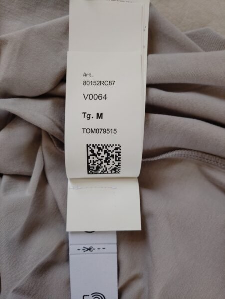 STONE ISLAND T SHIRT 2RC87 REFLECTIVE GRIGIO - Image 8