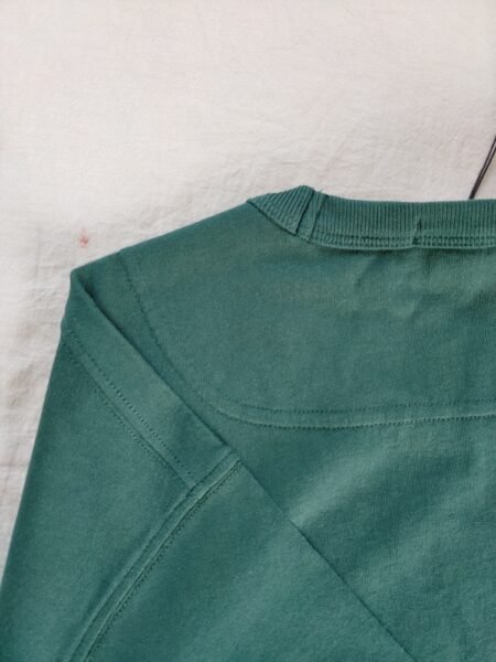 STONE ISLAND T SHIRT 20444 OVERSIZE FIT RICAMATA VERDE SCURO - Image 6