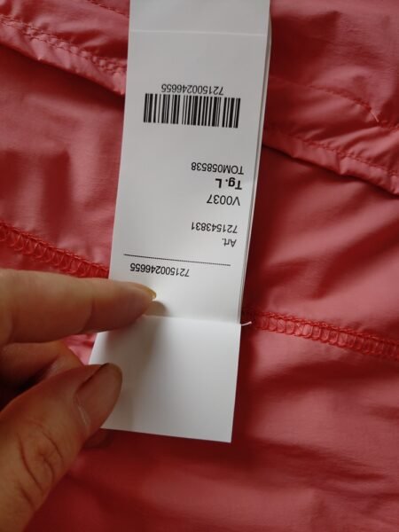 STONE ISLAND GIUBBINO 43831 SKIN TOUCH PACKABLE ROSSO - Image 6