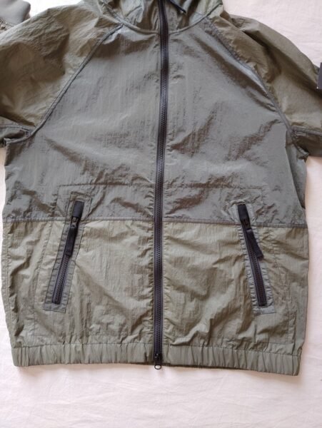 STONE ISLAND GIUBBINO 42020 NYLON METAL WATRO ANTI VENTO/PIOGGIA VERDE - Image 4