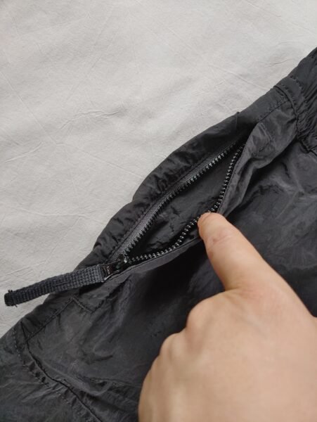 STONE ISLAND PANTALONCINO L0219 NYLON METAL NERO - Image 4
