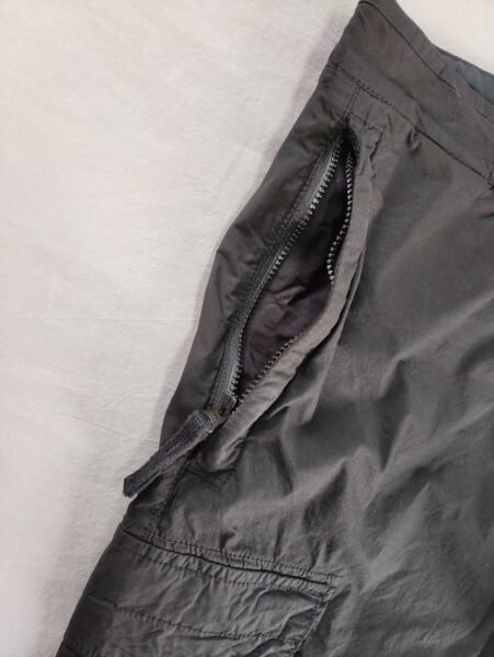 STONE ISLAND PANTALONCINO L0803 STRETCH COTTON CARGO NERO - Image 3