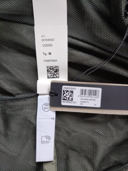 STONE ISLAND GIUBBINO 801540922 CRINKLE ANTIVENTO/ANTI PIOGGIA VERDE - Image 3