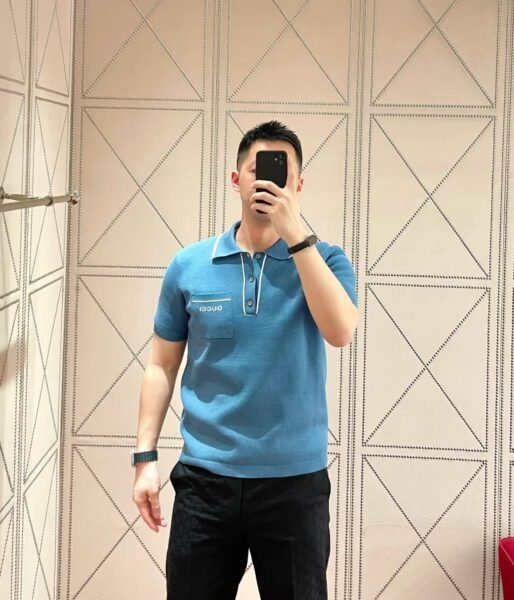 GUCCI POLO CELESTE - Image 6