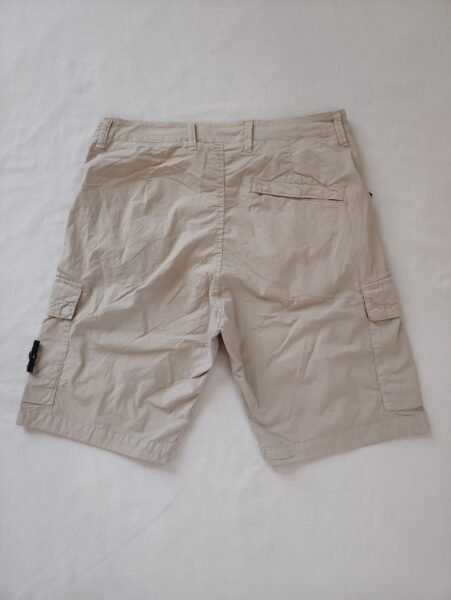 STONE ISLAND PANTALONCINO L0803 STRETCH COTTON CARGO MARRONCINO - Image 3