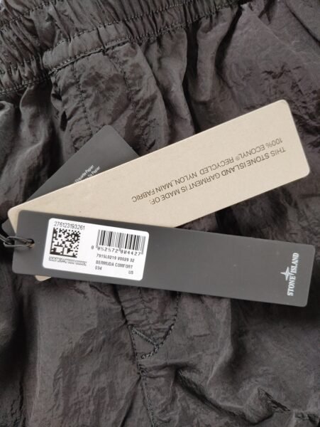 STONE ISLAND PANTALONCINO L0219 NYLON METAL NERO - Image 10