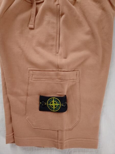 STONE ISLAND PANTALONCINO 64651 SWEAT RUST RED - Image 2