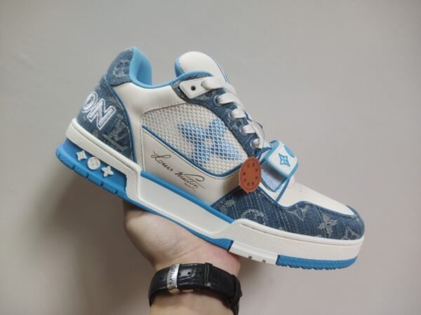 LV TRAINERS BLU DENIM - Image 3