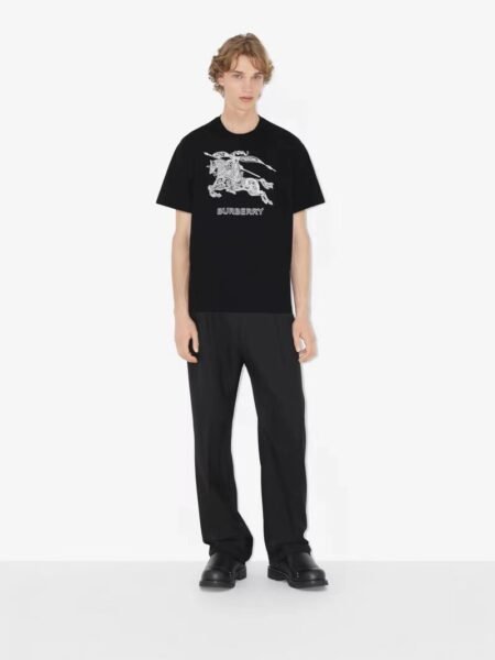 BURBERRY T SHIRT NERA - Image 3