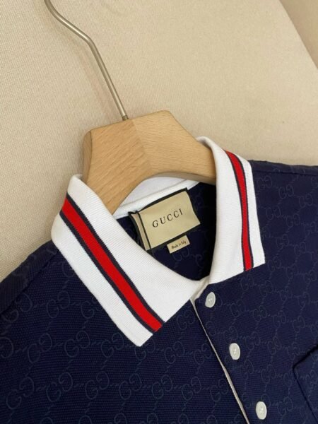 GUCCI POLO BLU SCURO - Image 5