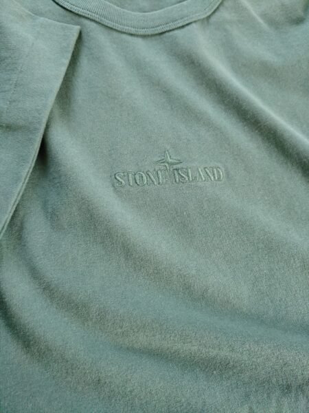 STONE ISLAND T SHIRT 20444 OVERSIZE FIT RICAMATA VERDE SCURO - Image 2