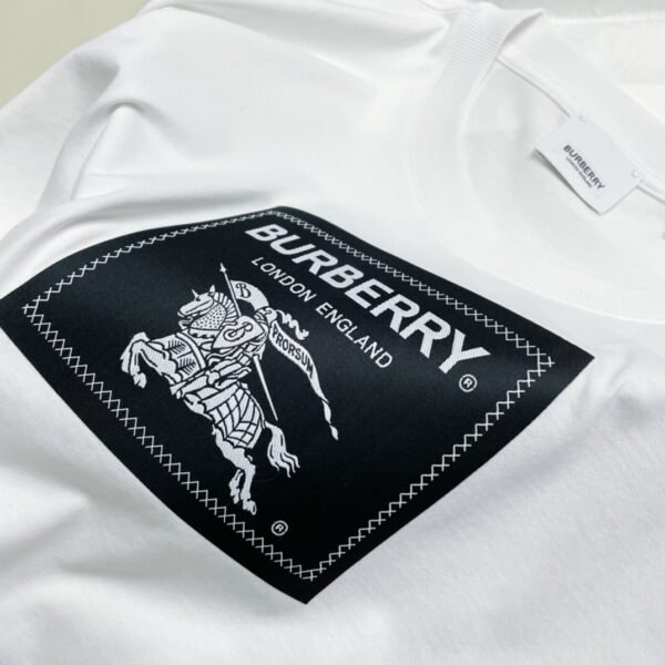 BURBERRY T SHIRT BIANCA - Image 4