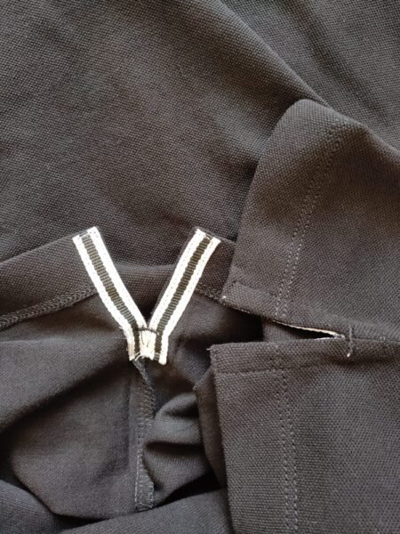 STONE ISLAND LONG SLEEVE POLO 2SL18 NERO - Image 2