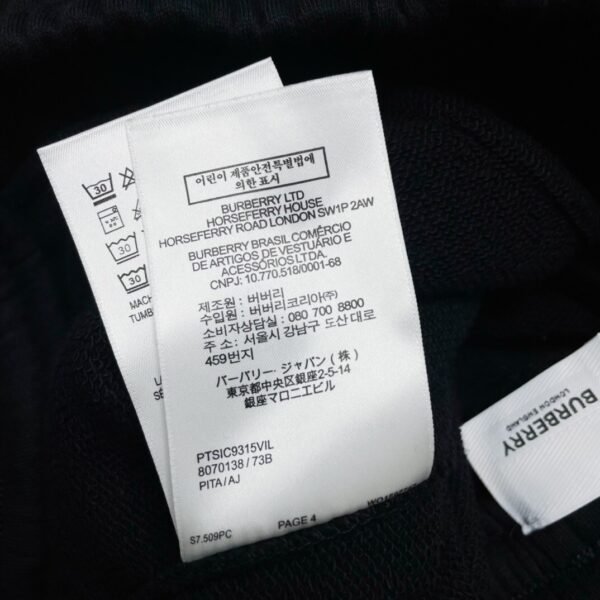 BURBERRY PANTALONCINO NERO - Image 6