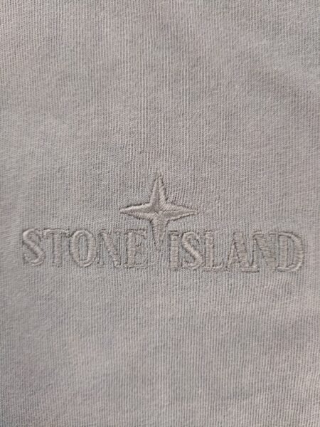STONE ISLAND T SHIRT 20444 OVERSIZE FIT RICAMATA BLU - Image 5