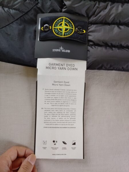 STONE ISLAND SMANICATO G0124 NERO - Image 5