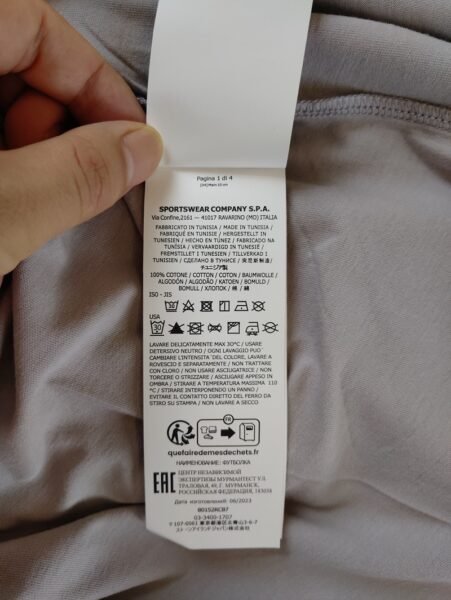 STONE ISLAND T SHIRT 2RC87 REFLECTIVE GRIGIO - Image 2