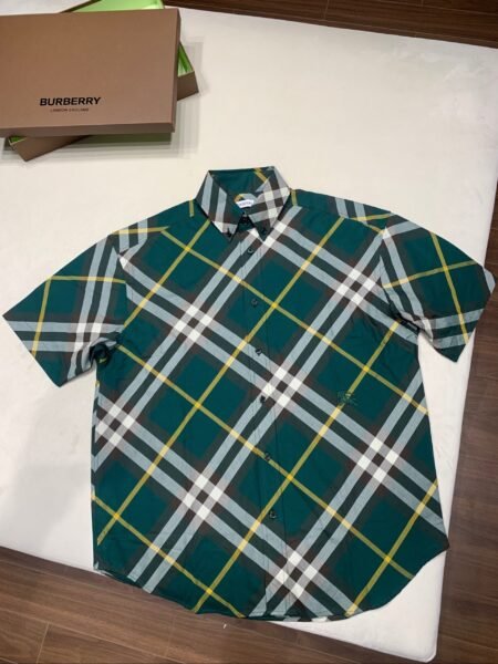 BURBERRY CAMICIA VERDE - Image 3