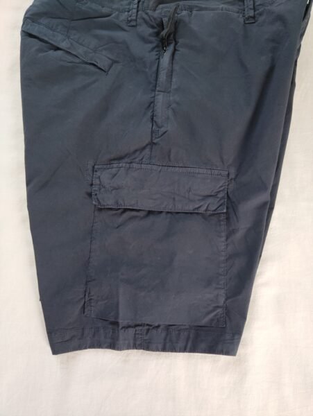 STONE ISLAND PANTALONCINO L0803 STRETCH COTTON CARGO BLU SCURO - Image 4
