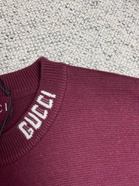GUCCI T SHIRT BORDEAUX - Image 4